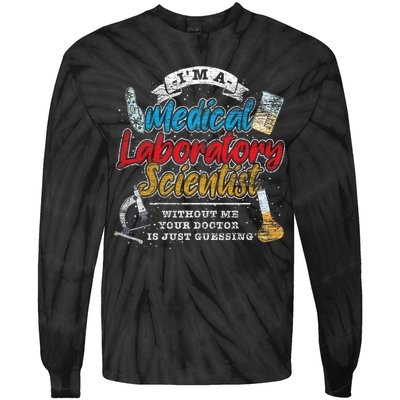 Funny Lab Technologist Medical Laboratory Scientist Tie-Dye Long Sleeve Shirt