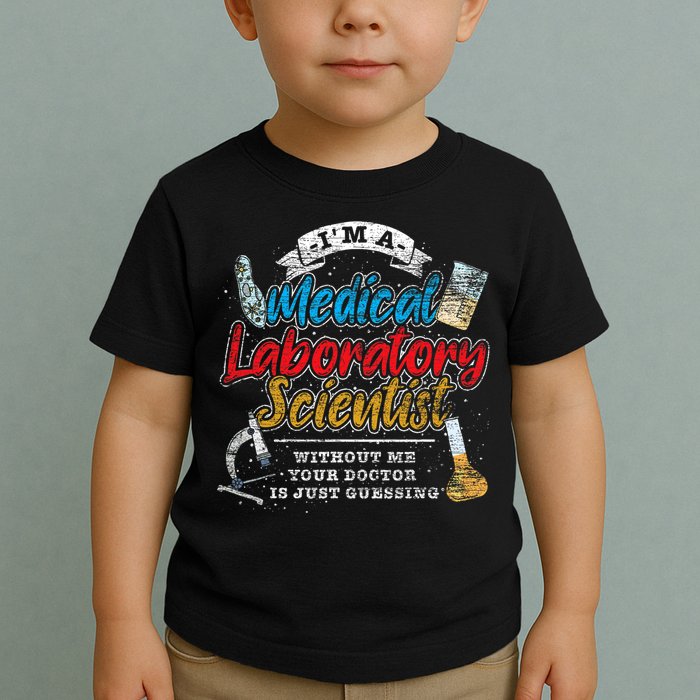 Funny Lab Technologist Medical Laboratory Scientist Toddler T-Shirt