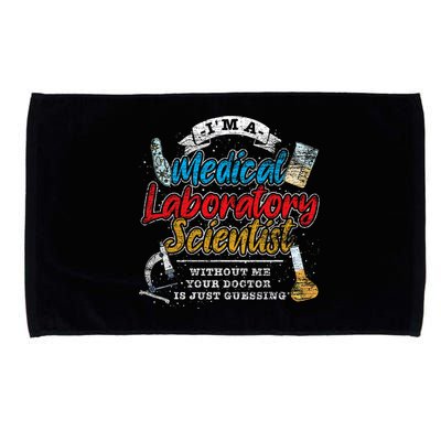 Funny Lab Technologist Medical Laboratory Scientist Microfiber Hand Towel