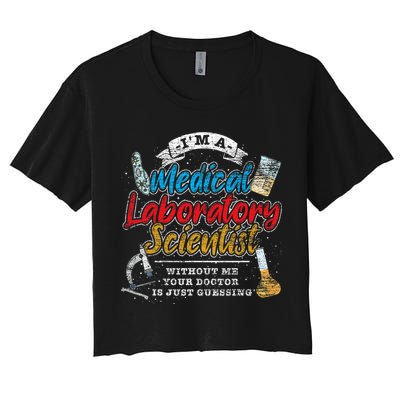 Funny Lab Technologist Medical Laboratory Scientist Crop Top