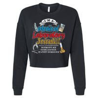 Funny Lab Technologist Medical Laboratory Scientist Cropped Pullover Crew