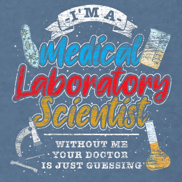 Funny Lab Technologist Medical Laboratory Scientist Garment-Dyed Sweatshirt