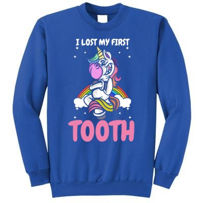 First Lost Tooth Cute Unicorn Teeth Fairy Great Gift Sweatshirt