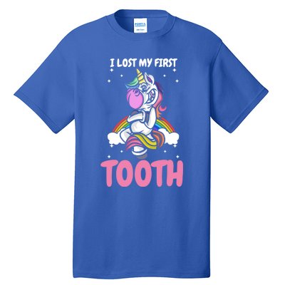 First Lost Tooth Cute Unicorn Teeth Fairy Great Gift Tall T-Shirt