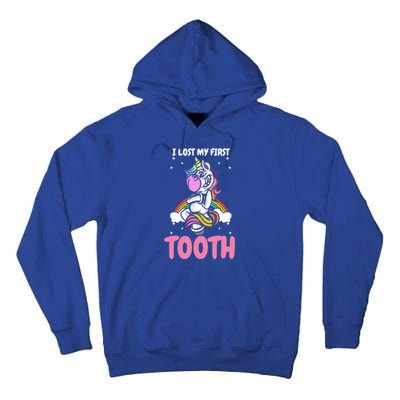 First Lost Tooth Cute Unicorn Teeth Fairy Great Gift Tall Hoodie