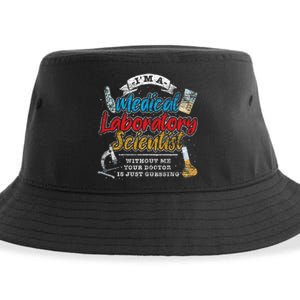 Funny Lab Technologist Medical Laboratory Scientist Sustainable Bucket Hat