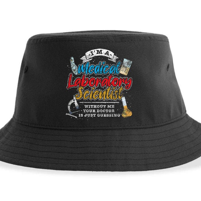 Funny Lab Technologist Medical Laboratory Scientist Sustainable Bucket Hat