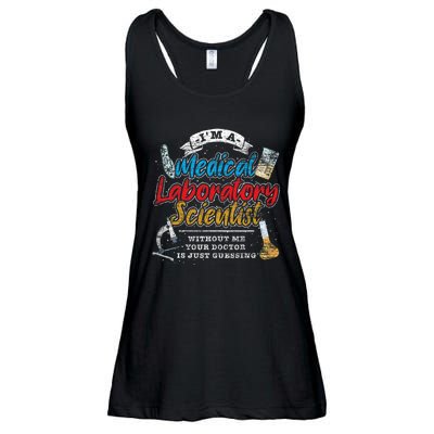 Funny Lab Technologist Medical Laboratory Scientist Ladies Essential Flowy Tank