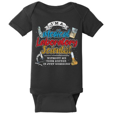 Funny Lab Technologist Medical Laboratory Scientist Baby Bodysuit