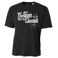 Funny Leave The Gun Take The Cannoli Cooling Performance Crew T-Shirt