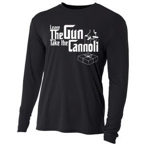 Funny Leave The Gun Take The Cannoli Cooling Performance Long Sleeve Crew