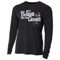 Funny Leave The Gun Take The Cannoli Cooling Performance Long Sleeve Crew