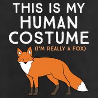 Fox Lover This Is My Hu Costume IM Really A Fox Gift 7 Panel Mesh Trucker Snapback Hat
