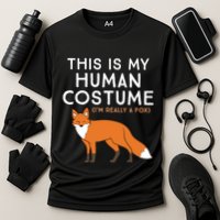 Fox Lover This Is My Hu Costume IM Really A Fox Gift Cooling Performance Crew T-Shirt