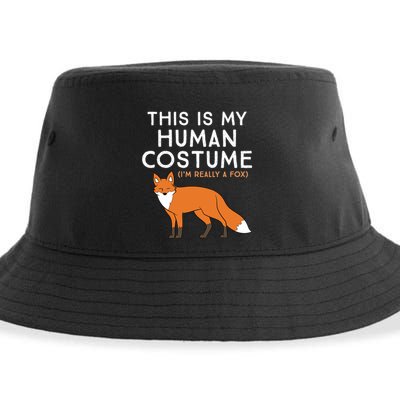 Fox Lover This Is My Hu Costume IM Really A Fox Gift Sustainable Bucket Hat