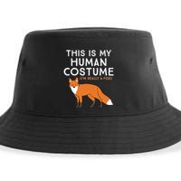 Fox Lover This Is My Hu Costume IM Really A Fox Gift Sustainable Bucket Hat
