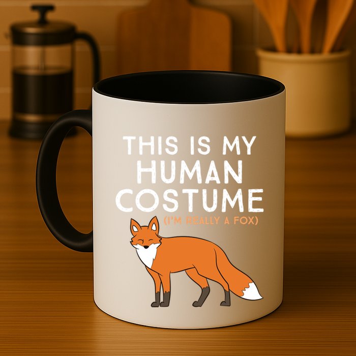 Fox Lover This Is My Hu Costume IM Really A Fox Gift Mug