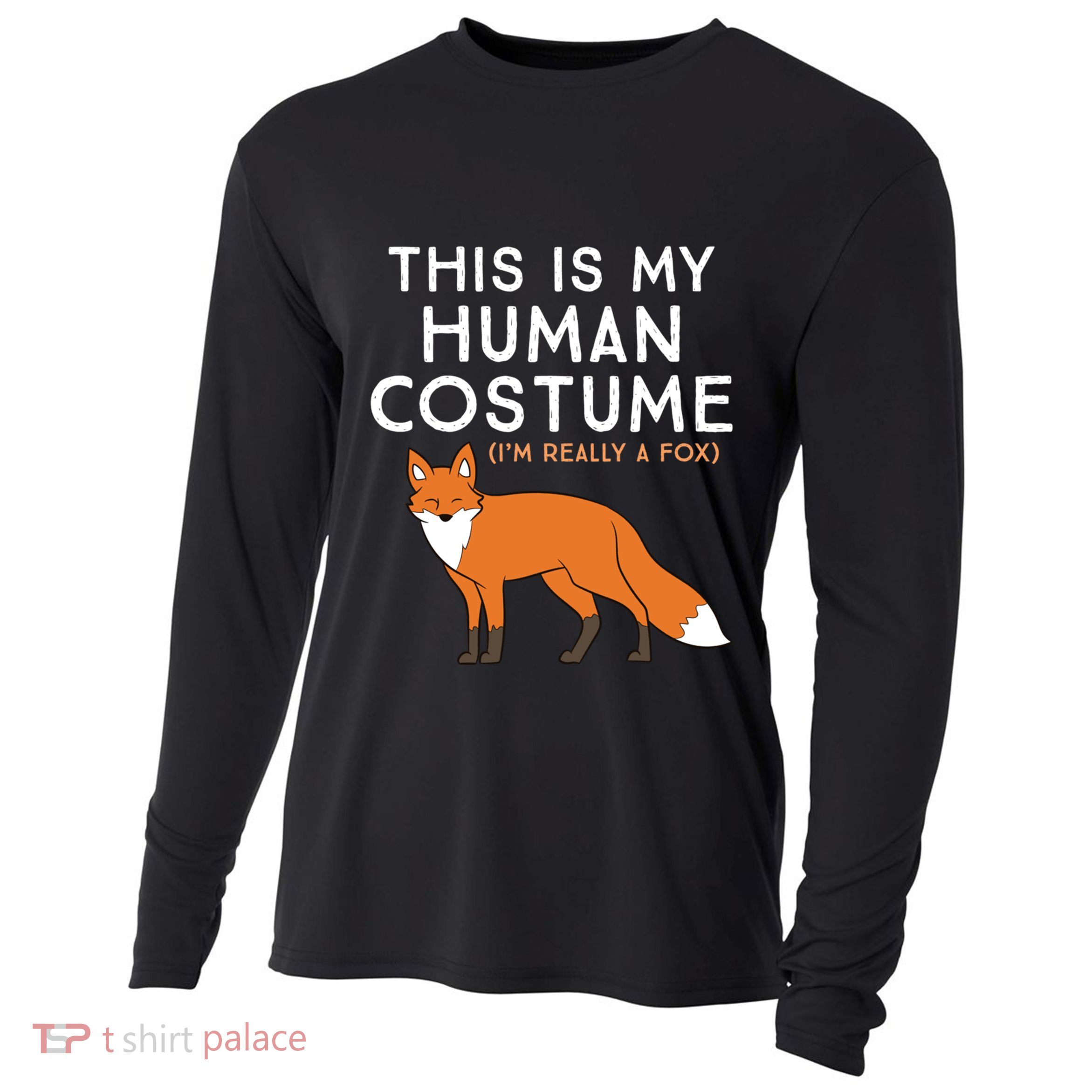 Fox Lover This Is My Hu Costume IM Really A Fox Gift Cooling Performance Long Sleeve Crew