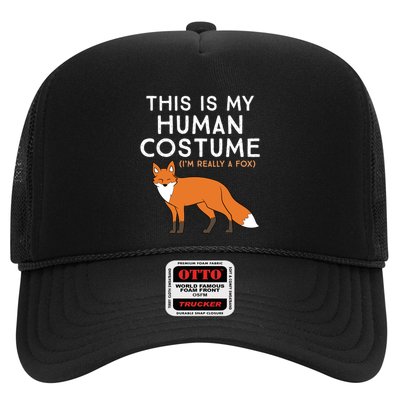 Fox Lover This Is My Hu Costume IM Really A Fox Gift Trucker Hat