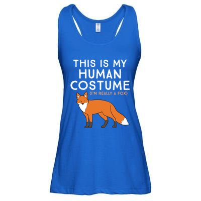 Fox Lover This Is My Hu Costume IM Really A Fox Gift Ladies Essential Flowy Tank