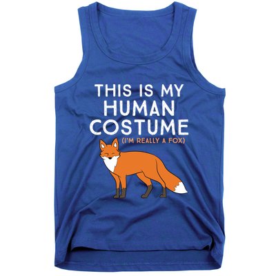 Fox Lover This Is My Hu Costume IM Really A Fox Gift Tank Top