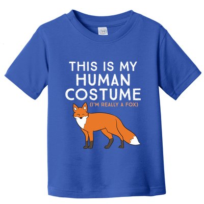 Fox Lover This Is My Hu Costume IM Really A Fox Gift Toddler T-Shirt