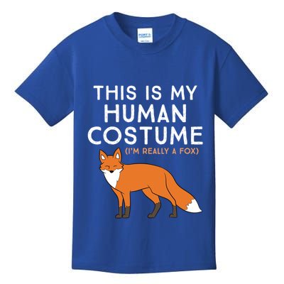 Fox Lover This Is My Hu Costume IM Really A Fox Gift Kids T-Shirt