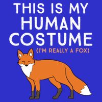 Fox Lover This Is My Hu Costume IM Really A Fox Gift Zip Tote Bag