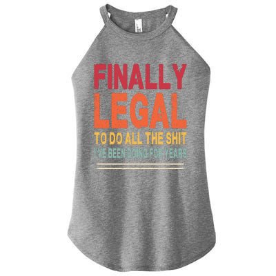 Finally Legal To Do Retro Women’s Perfect Tri Rocker Tank