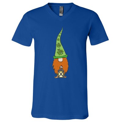 Funny Leprechaun Tee Green Clovers St Patrick's Day Shamrock Gift V-Neck T-Shirt