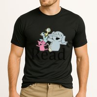 Funny Library Teacher Read Book Club Piggie Elephant Pigeons Cooling Performance Crew T-Shirt