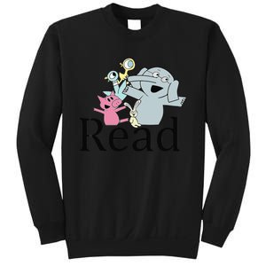 Funny Library Teacher Read Book Club Piggie Elephant Pigeons Sweatshirt