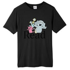 Funny Library Teacher Read Book Club Piggie Elephant Pigeons Tall Fusion ChromaSoft Performance T-Shirt