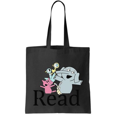 Funny Library Teacher Read Book Club Piggie Elephant Pigeons Bag