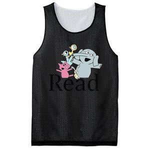 Funny Library Teacher Read Book Club Piggie Elephant Pigeons Mesh Reversible Basketball Jersey Tank