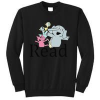 Funny Library Teacher Read Book Club Piggie Elephant Pigeons Tall Sweatshirt