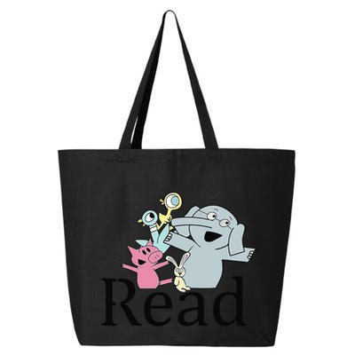 Funny Library Teacher Read Book Club Piggie Elephant Pigeons 25L Jumbo Tote