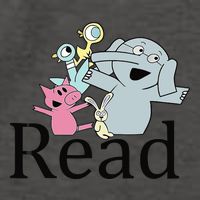 Funny Library Teacher Read Book Club Piggie Elephant Pigeons Vector Backpack