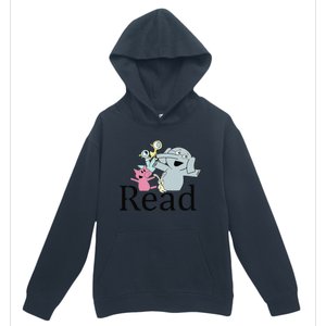 Funny Library Teacher Read Book Club Piggie Elephant Pigeons Urban Pullover Hoodie