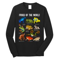 Frog Lover Types Of Frogs Frog Catcher Herpetology Frog Long Sleeve Shirt