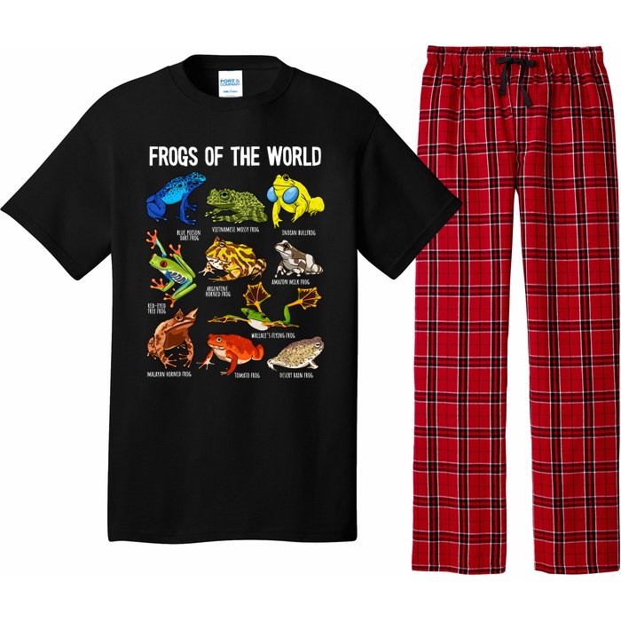 Frog Lover Types Of Frogs Frog Catcher Herpetology Frog Pajama Set