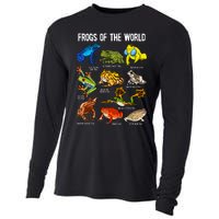 Frog Lover Types Of Frogs Frog Catcher Herpetology Frog Cooling Performance Long Sleeve Crew