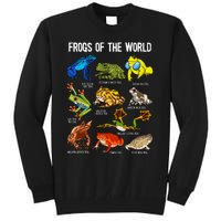 Frog Lover Types Of Frogs Frog Catcher Herpetology Frog Tall Sweatshirt