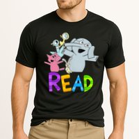 Funny Library Teacher Read Book Club Piggie Elephant Pigeons Cooling Performance Crew T-Shirt