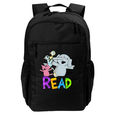 Funny Library Teacher Read Book Club Piggie Elephant Pigeons Backpack