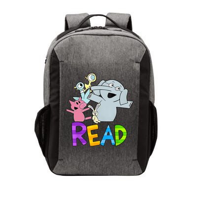 Funny Library Teacher Read Book Club Piggie Elephant Pigeons Vector Backpack