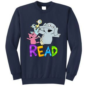 Funny Library Teacher Read Book Club Piggie Elephant Pigeons Sweatshirt