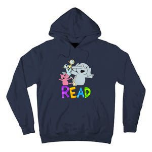 Funny Library Teacher Read Book Club Piggie Elephant Pigeons Tall Hoodie