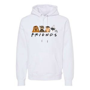 Friends Lylla Teefs Floor Rocket And Friends Cute Matching Guardian Premium Hoodie