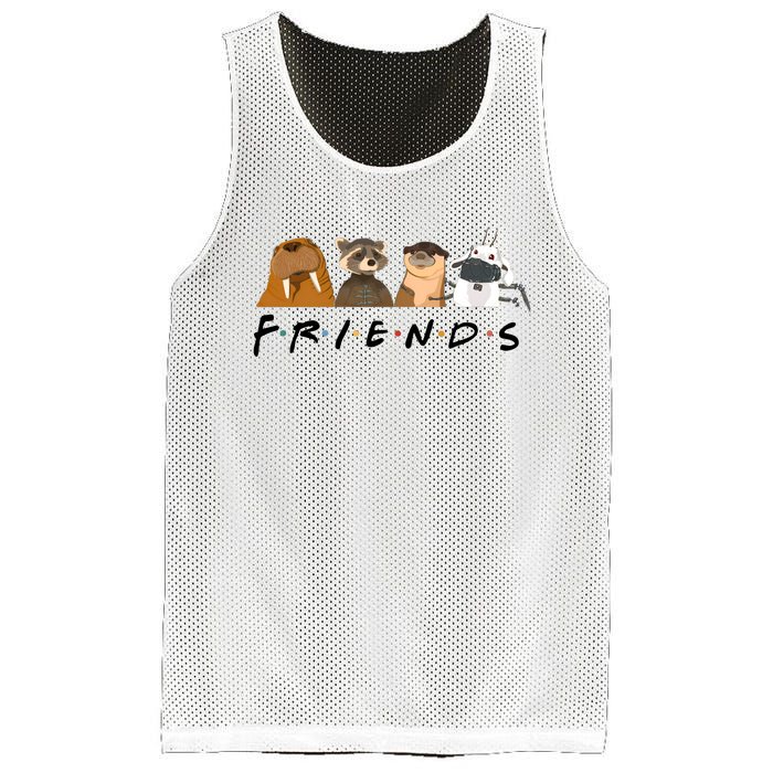 Friends Lylla Teefs Floor Rocket And Friends Cute Matching Guardian Mesh Reversible Basketball Jersey Tank